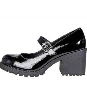 NEW DIRTY LAUNDRY women's lita jane block heel in black patent